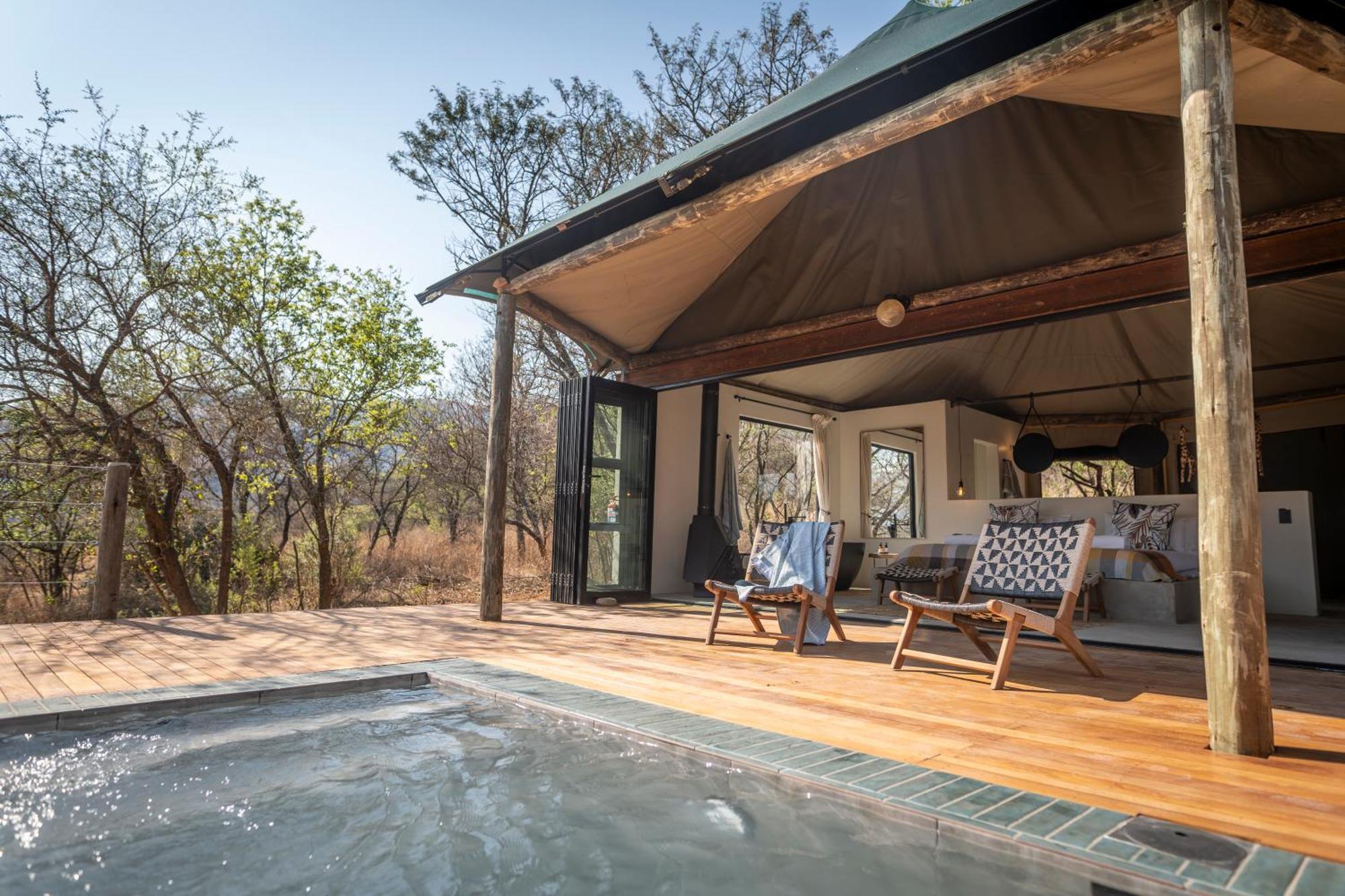 Sasi Africa Luxury Tented Bush Lodge Bergville Exterior photo